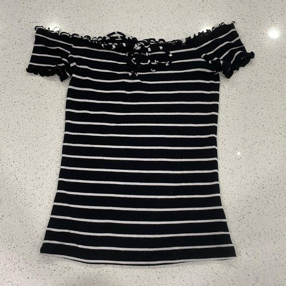 Off the shoulder shirt